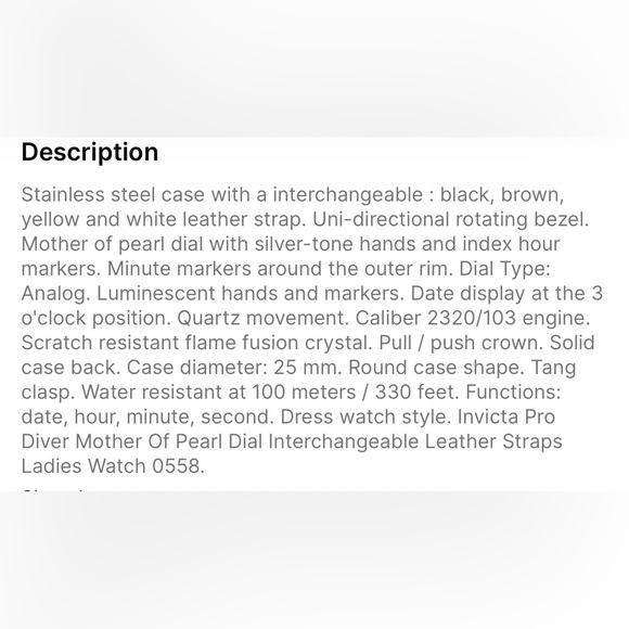 Watch, Invicta Pro-Diver Women’s Watch, NWOT - Picture 13 of 13